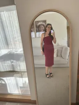 Wayne Cooper Crimson Midi Dress Size AU 10 for rent on The Volte - image 4