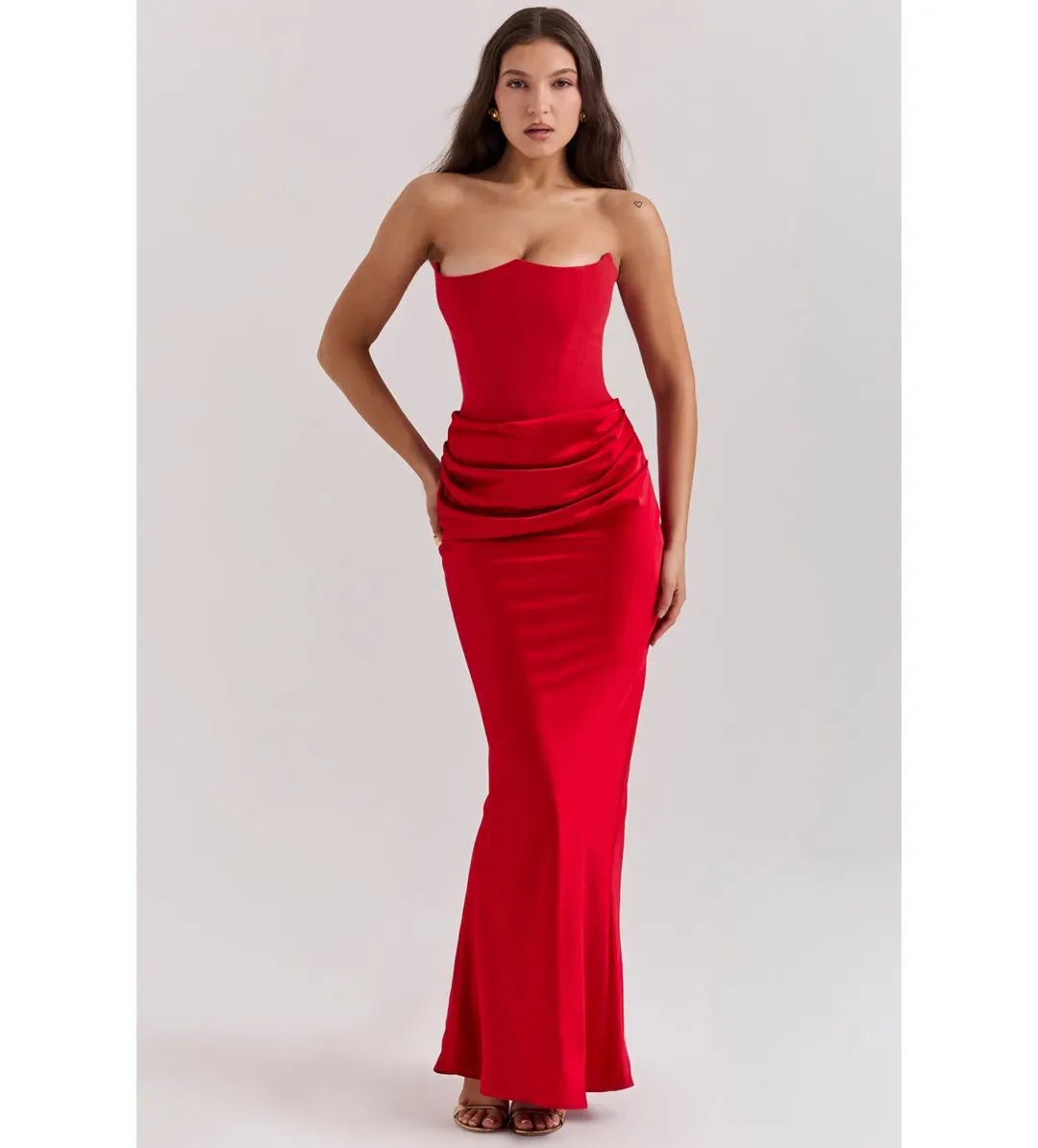 House of CB Persephone Scarlett Red Size M/Au 10-12 for rent on The Volte - main image