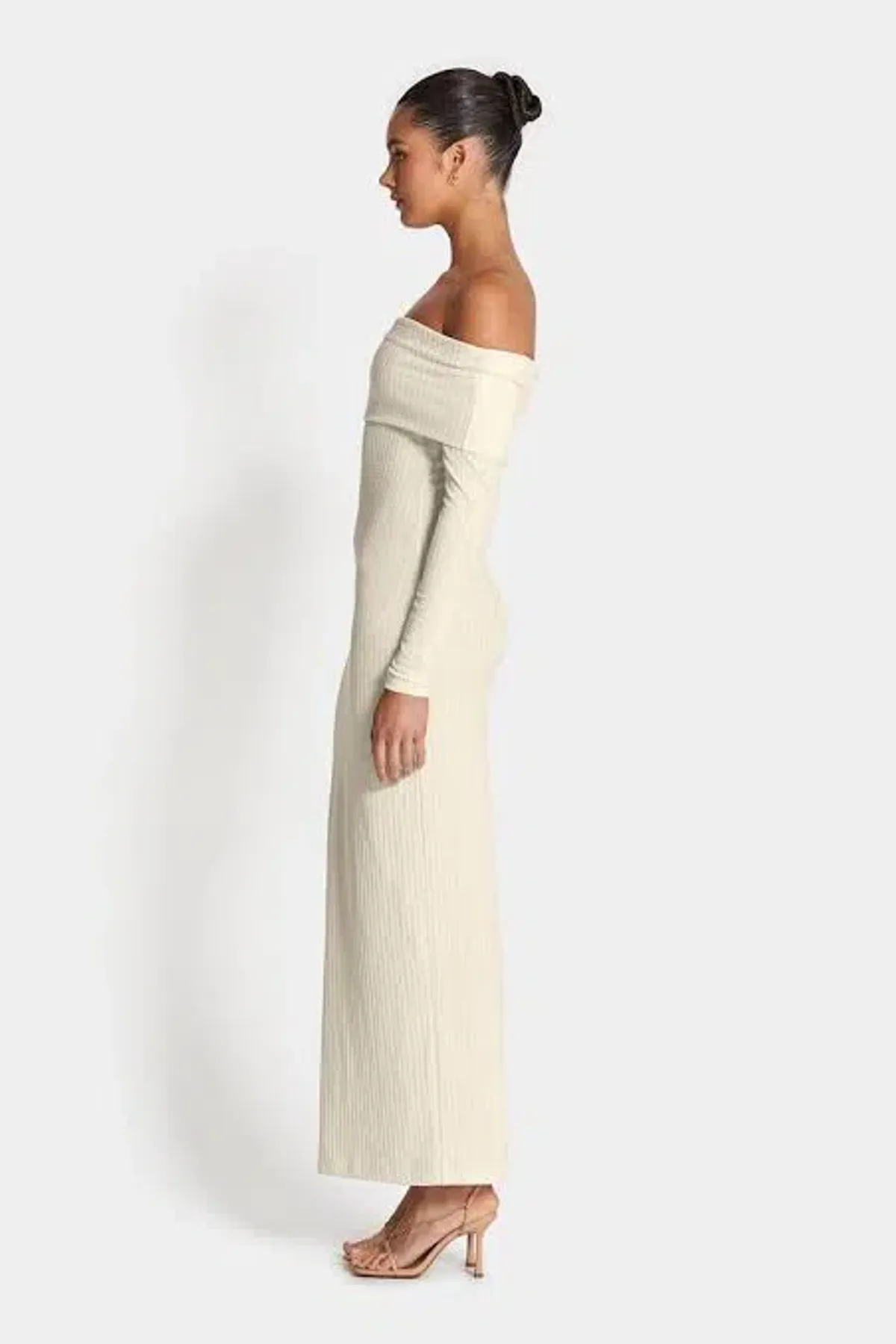 Sofia the Label Gia off the Shoulder Dress Cream Size 10 - Image 5