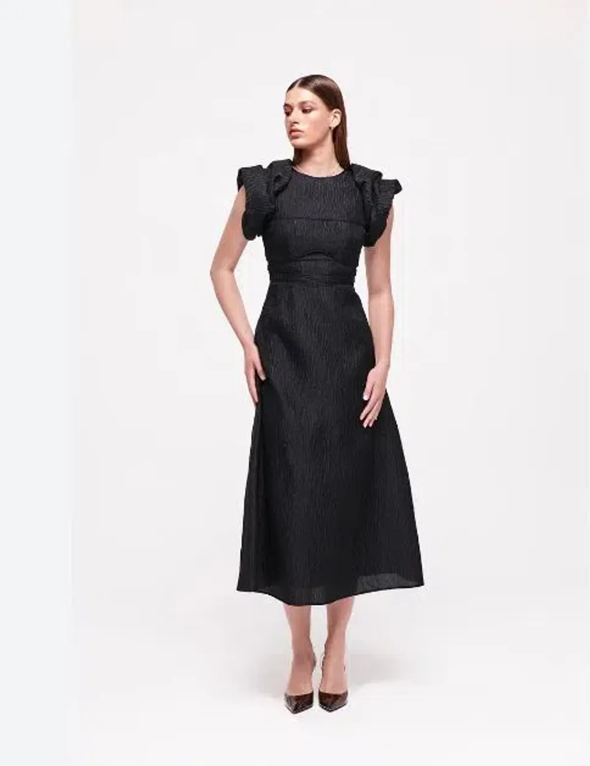Rachel Gilbert Sophy Dress Black Size AU 14 - Image 1