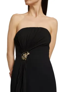 Acler Whitnell Bandeau Midi Black Dress Size AU 8 for rent on The Volte - image 3