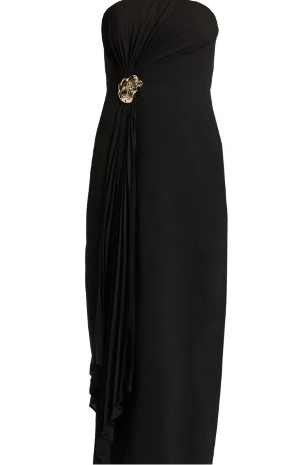 Acler Whitnell Bandeau Midi Black Dress Size AU 8 - Image 2
