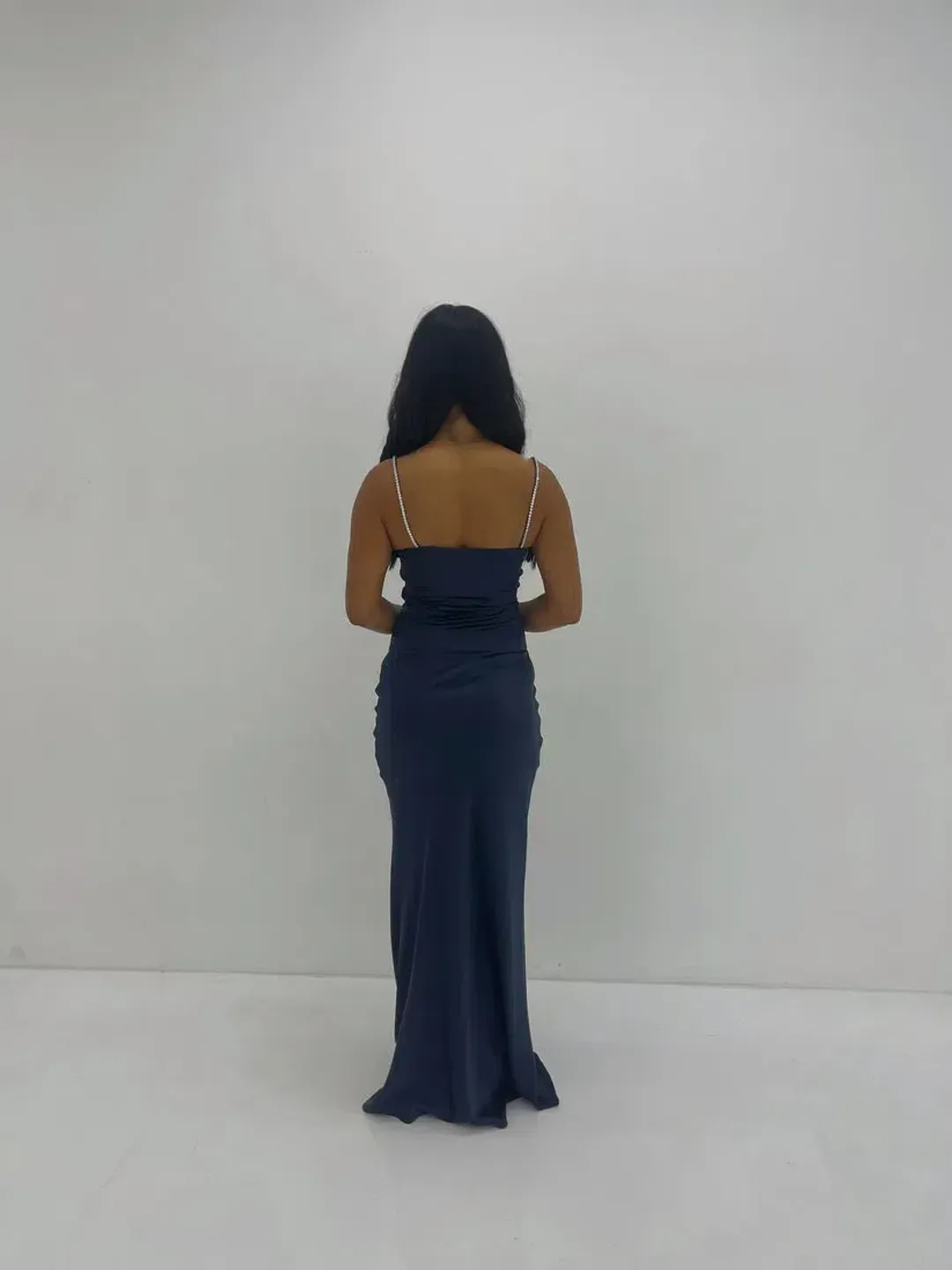 Natalie Rolt Cecilia Gown Maxi Navy Size AU 8 for rent on The Volte - main image