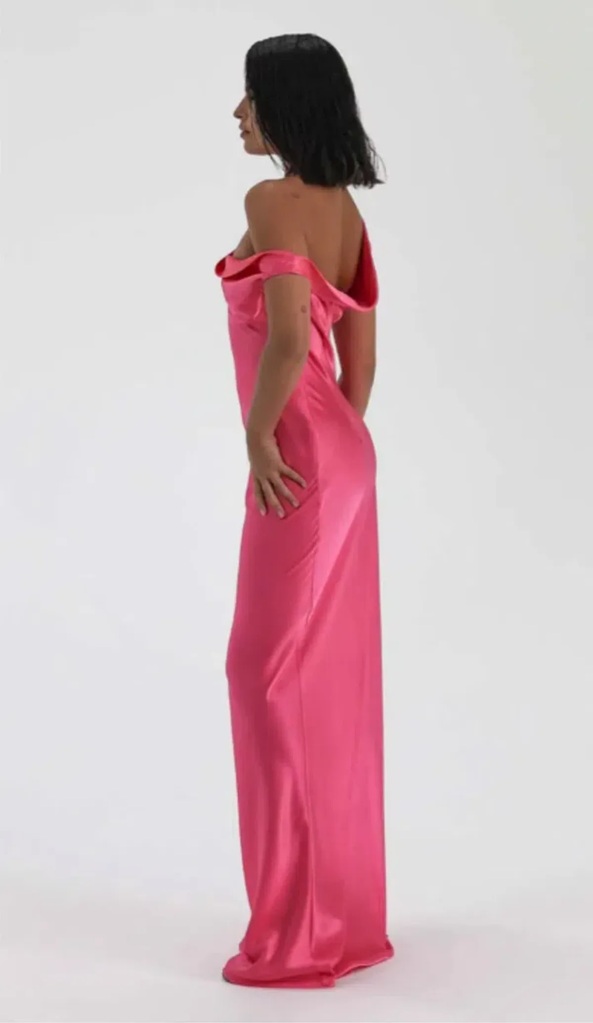 Natalie Rolt Monika Gown Maxi Pink Size AU 8 - Image 2