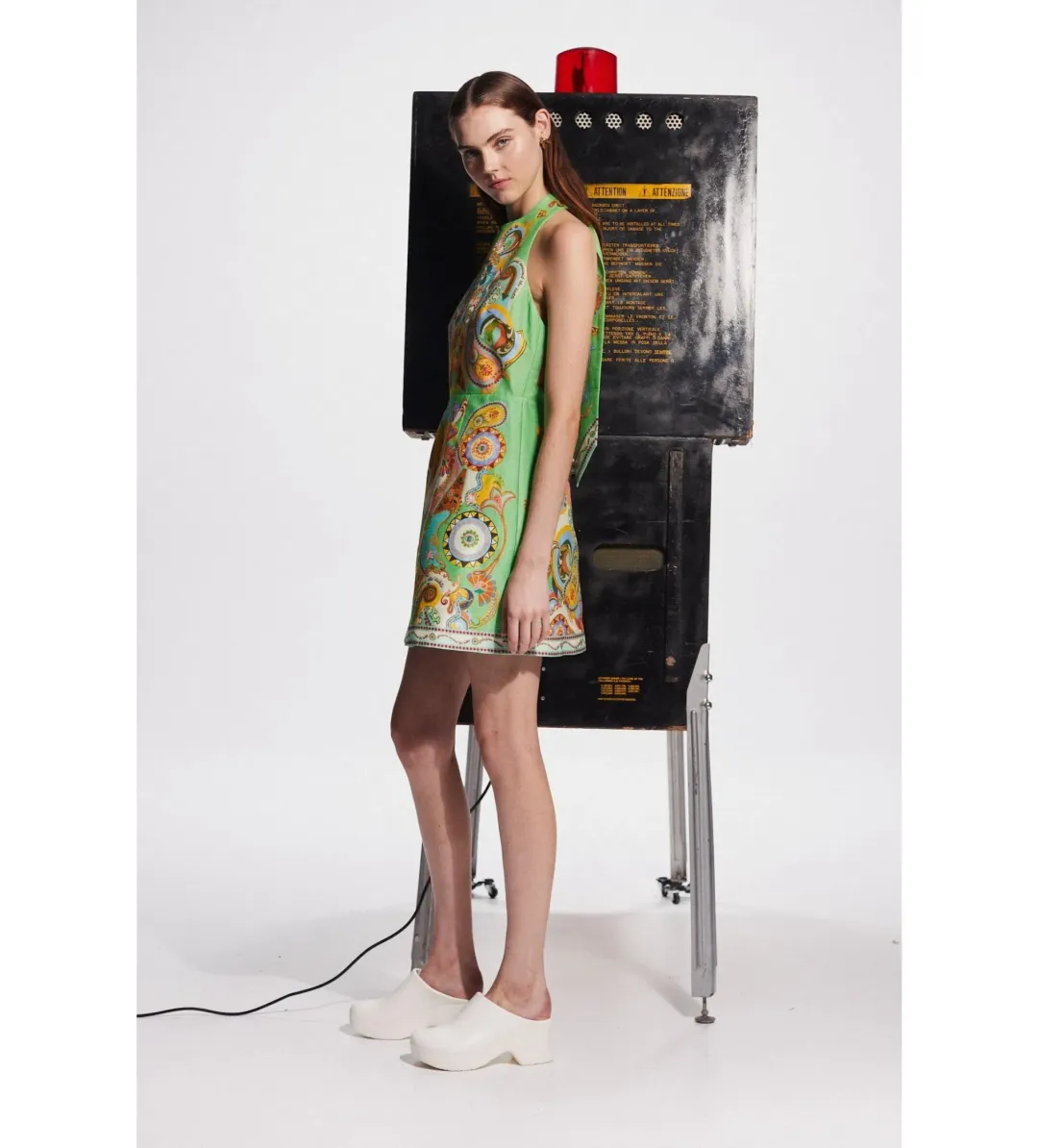 Alemais Pinball Print Mini Dress Multi Size AU 10 for rent on The Volte - main image