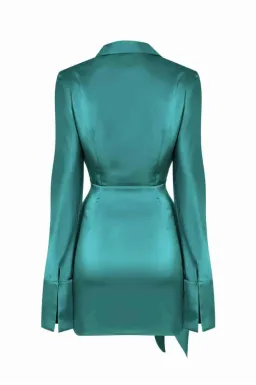 Rat & Boa Alanis Dress Green Mini Size AU 6 / XS for rent on The Volte - image 4