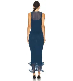 SIMKHAI Daniella Sleeveless Midi dress in Celestial Size 8/S for rent on The Volte - image 3