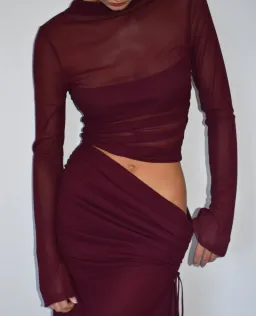 Benni Mable Maxi Dress Plum Size 10 for rent on The Volte - image 3