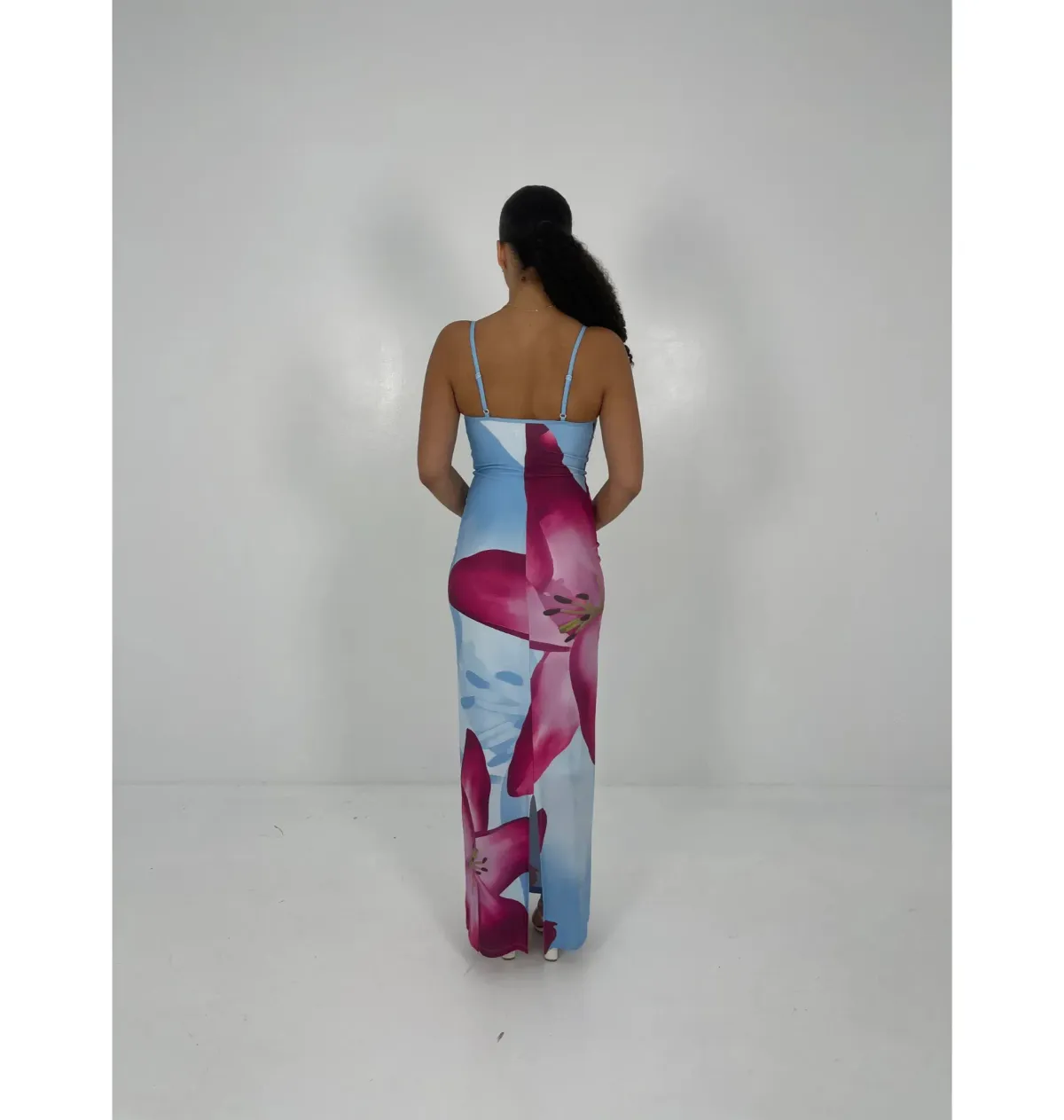 With Harper Lu Sky Lily Slip Maxi Dress Floral Size M / AU 10 - Image 2