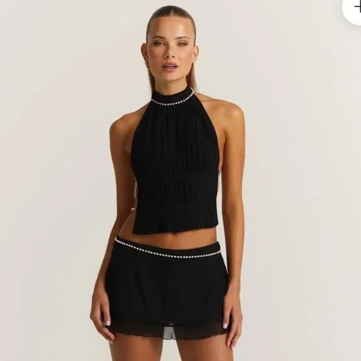 Sasha Therese Perla Top Black Size XS / AU 6 - Image 1