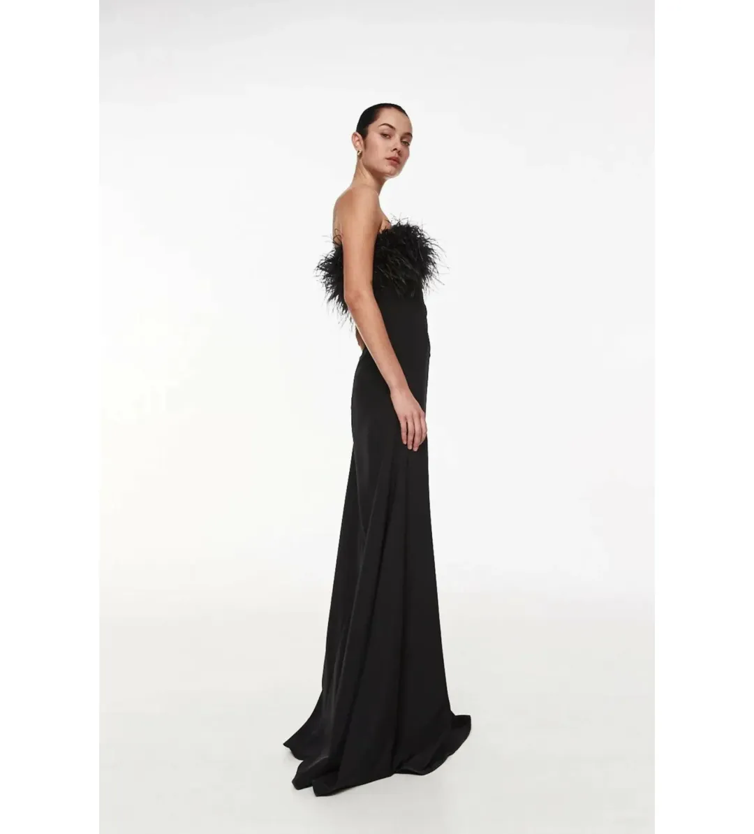 Rachel Gilbert Linc Gown Black Size 2/AU 10 for rent on The Volte - main image