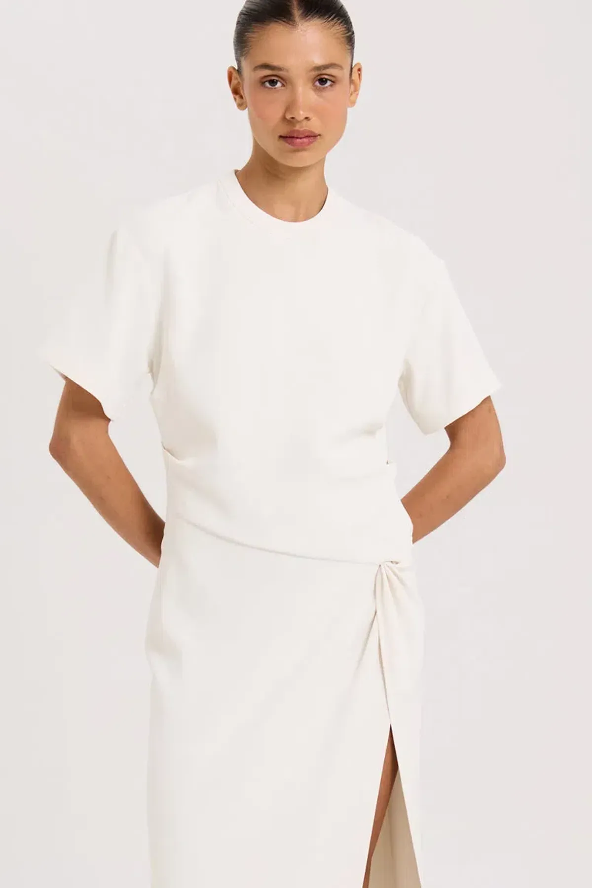 Henne Avila Maxi Gown White Size 10 - Image 2