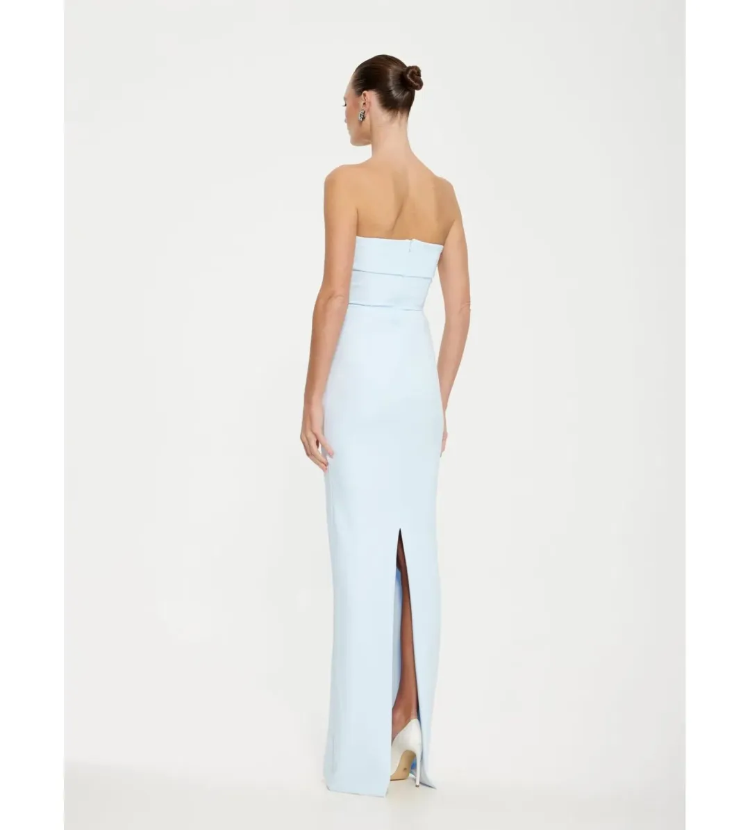 Effie Kats Monroe Gown Ice Blue Size AU 8 for rent on The Volte - main image