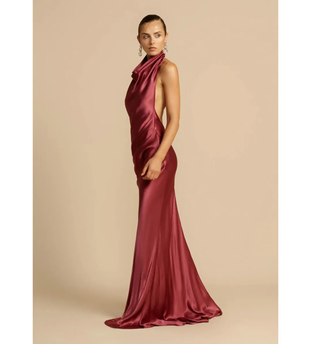 Arcina Ori Gaia Dress in Plum Size 8 for rent on The Volte - main image