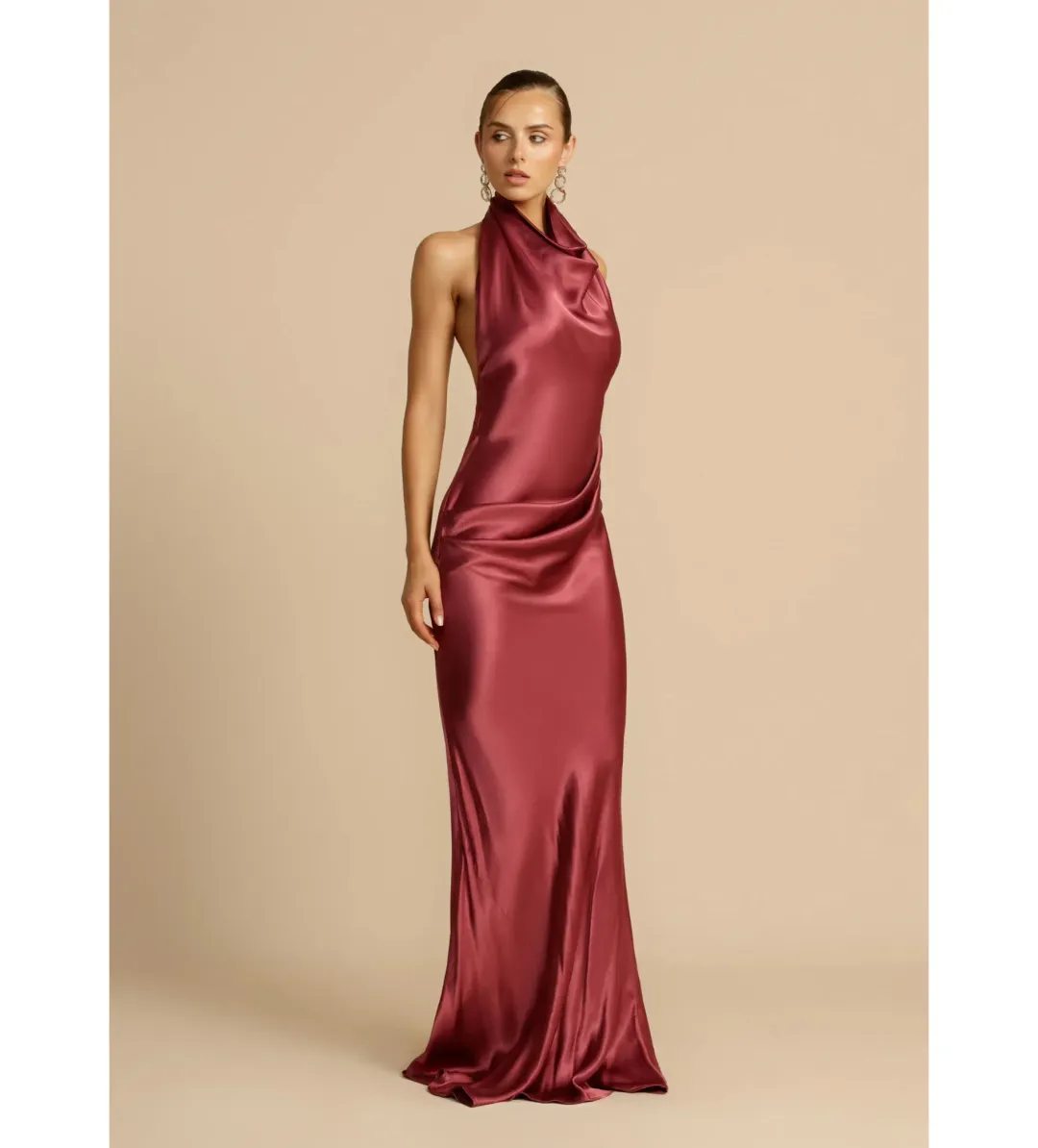 Arcina Ori Gaia Dress in Plum Size 8 for rent on The Volte - main image