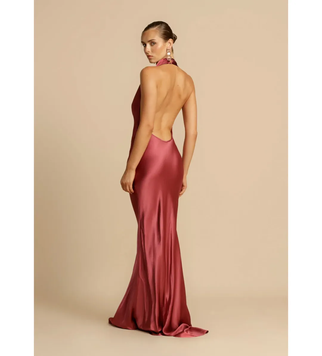 Arcina Ori Gaia Dress in Plum Size 8 for rent on The Volte - main image