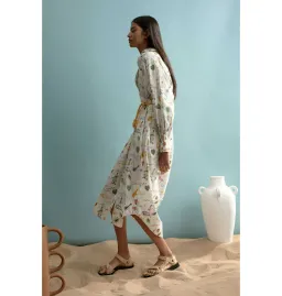 Alemais Golden Hands Shirt Dress Multi Size AU 8 for rent on The Volte - image 3