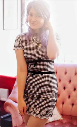 Wheels & Dollbaby Gingham Picnic Mini Dress Size M / AU 10 for rent on The Volte - image 4