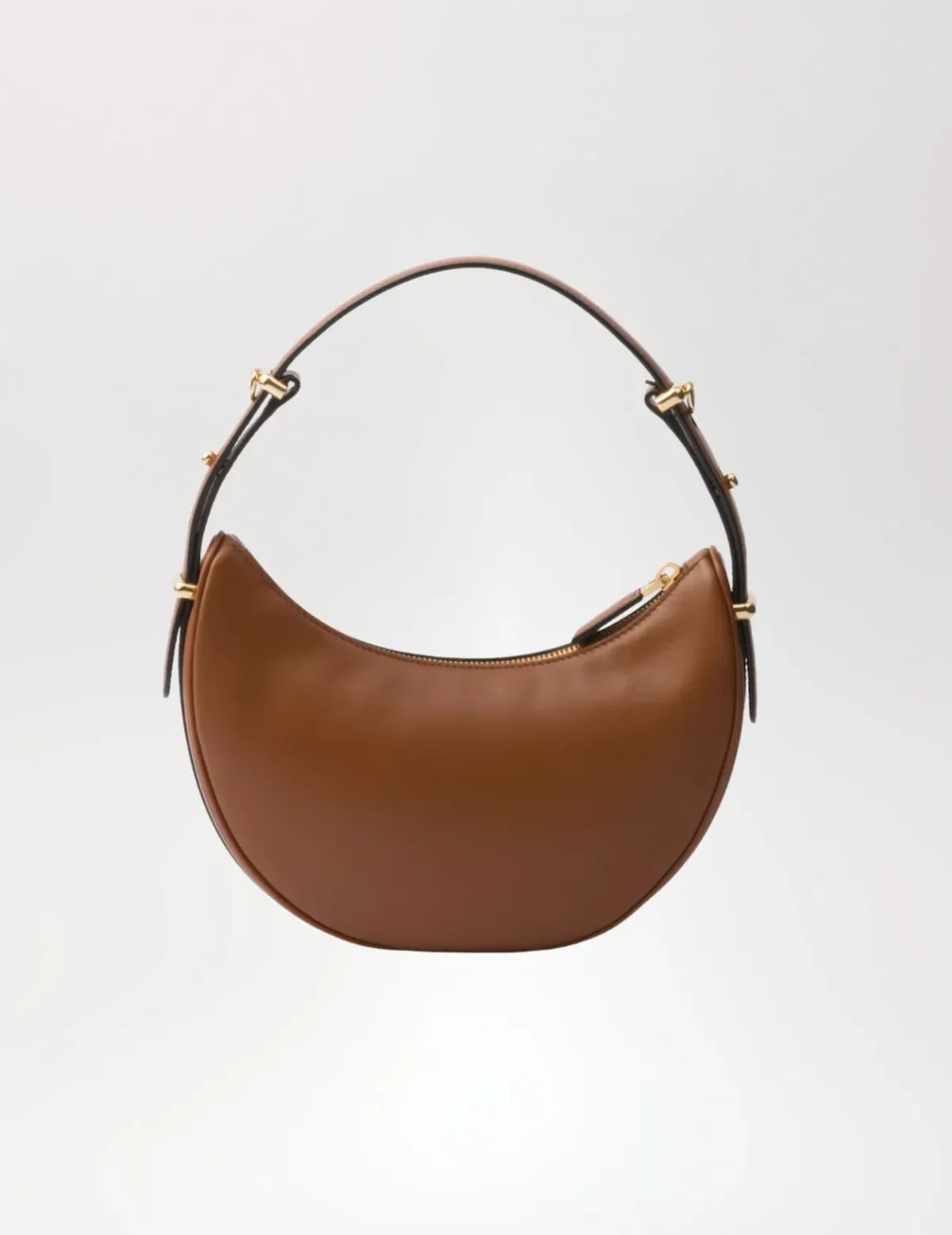 Prada Brown Arqué Shoulder Bag - Image 3