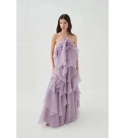 Aje Pandorea Layered Maxi Dress Size AU 10 for rent on The Volte - image 1