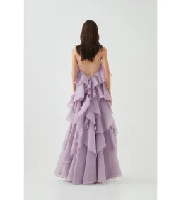 Aje Pandorea Layered Maxi Dress Size AU 10 for rent on The Volte - image 3