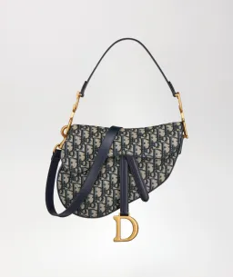 Dior Saddle Blue Oblique Jacquard for rent on The Volte - image 1