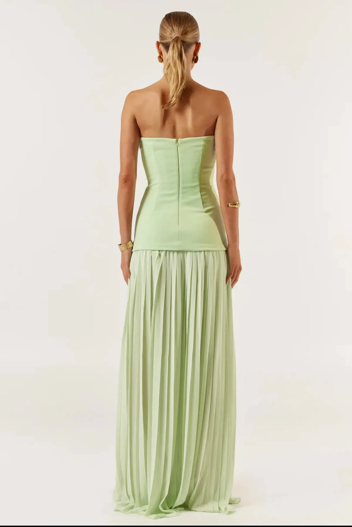 She is Olla Nicolette Maxi Dress Green Size XS/Au 6 - Image 5