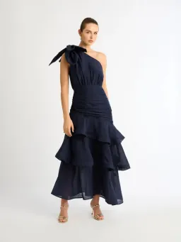 Sheike Casablanca Maxi Dress Navy Size 12 for rent on The Volte - image 1