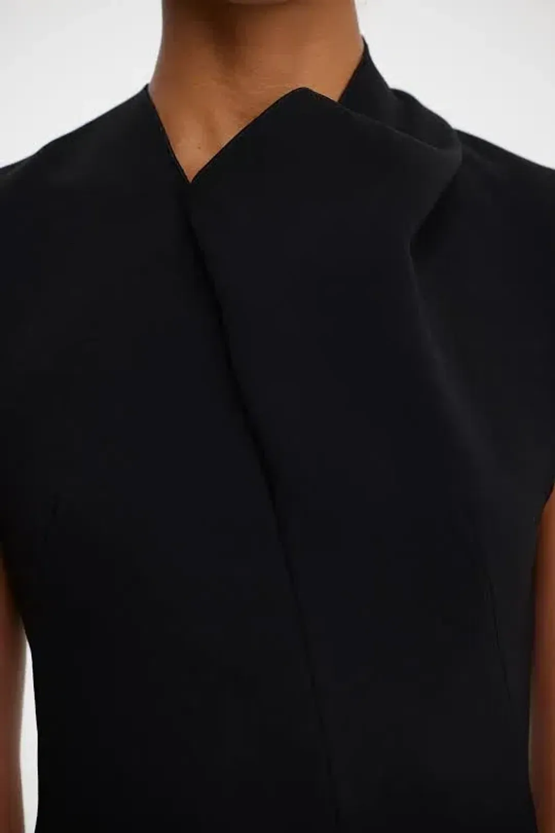 Acler Warfield Mini Dress Black Size AU 14 for rent on The Volte - main image