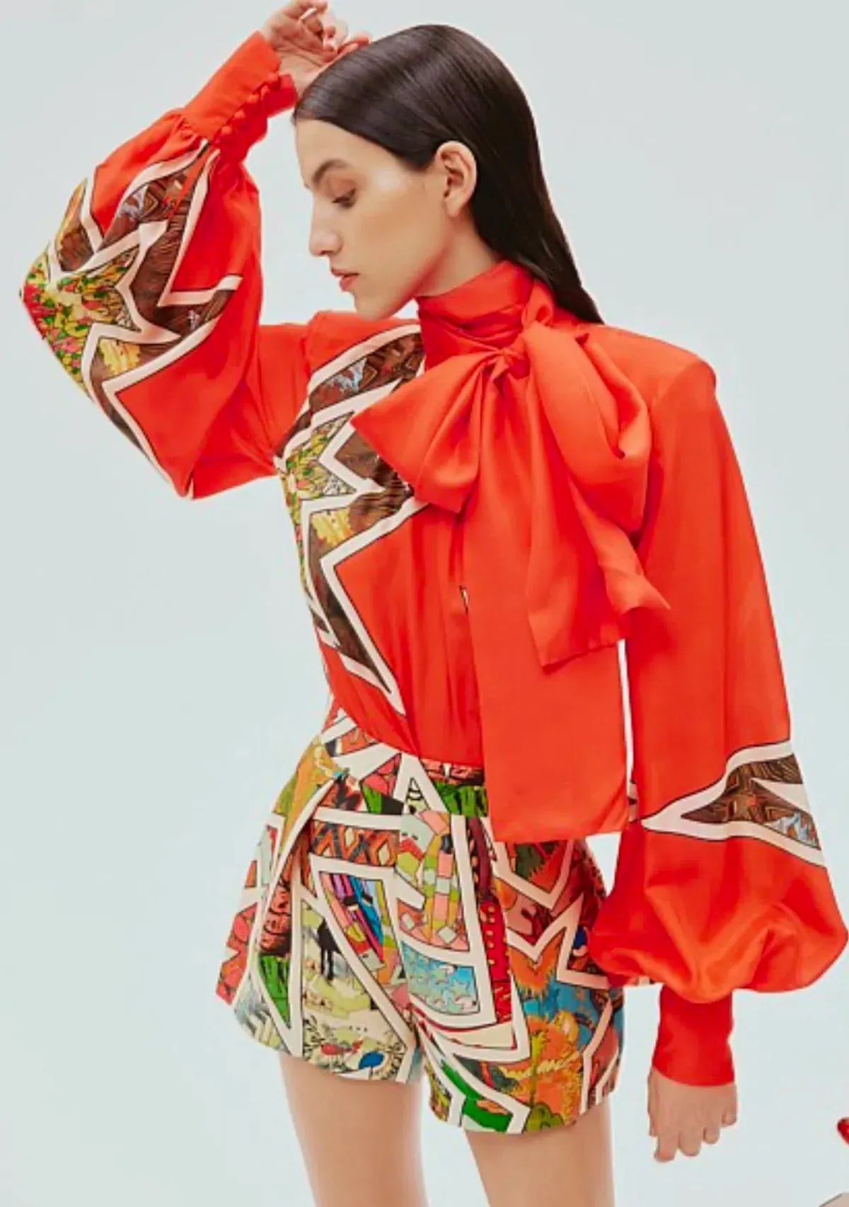 Alemais Ziggy Silk Shirt Size AU 8 - Image 1