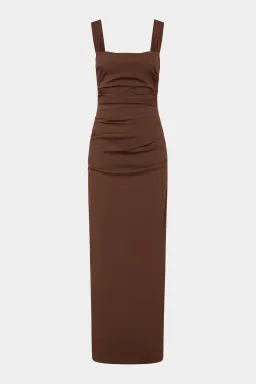 Sir The Label Dahlia Balconette Dress Brown Size 0/Au 6 for rent on The Volte - image 3