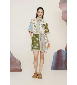 Alemais Bath House Mini Dress Multi Size 6 for rent on The Volte - image 1