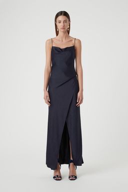 Bowery Slip Dress Navy Size 6 for rent on The Volte - image 1