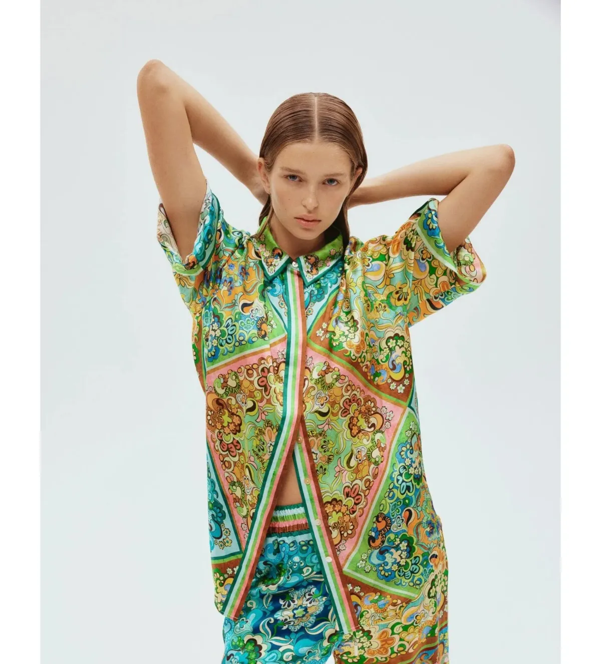 Alemais Dreamer Shirt Multi Print Size AU 6 - Image 1