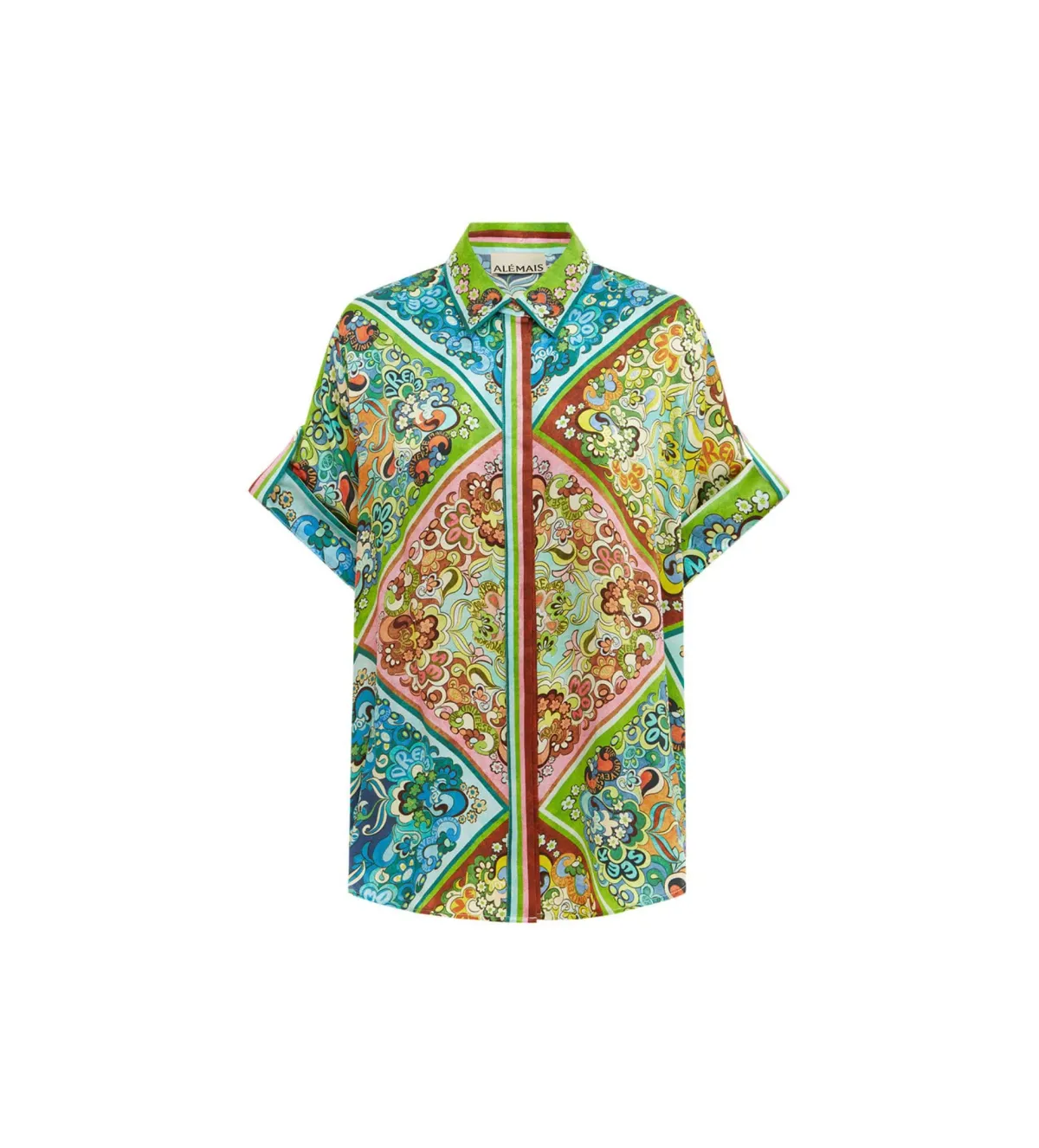 Alemais Dreamer Shirt Multi Print Size AU 6 - Image 5