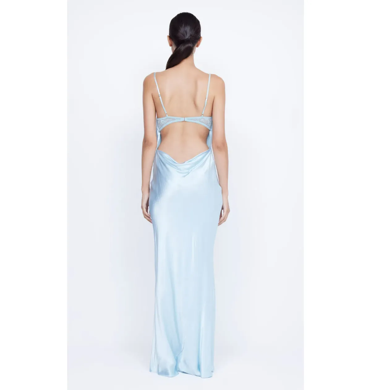 Bec & Bridge Arabella Backless Dress Dolphin Blue Size AU 6 - Image 2