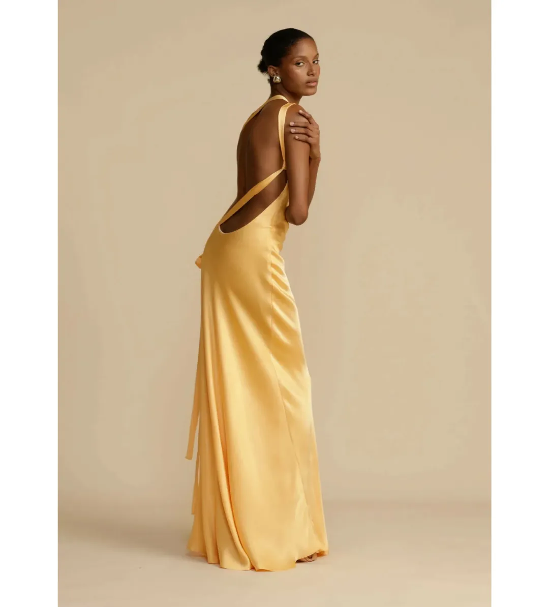 Arcina Ori Monique Dress in Yellow Size Small/ AU 8 for rent on The Volte - main image