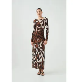 Aje Sym Long Sleeve Dress Wild Abstract Size M / AU 10 for rent on The Volte - image 2