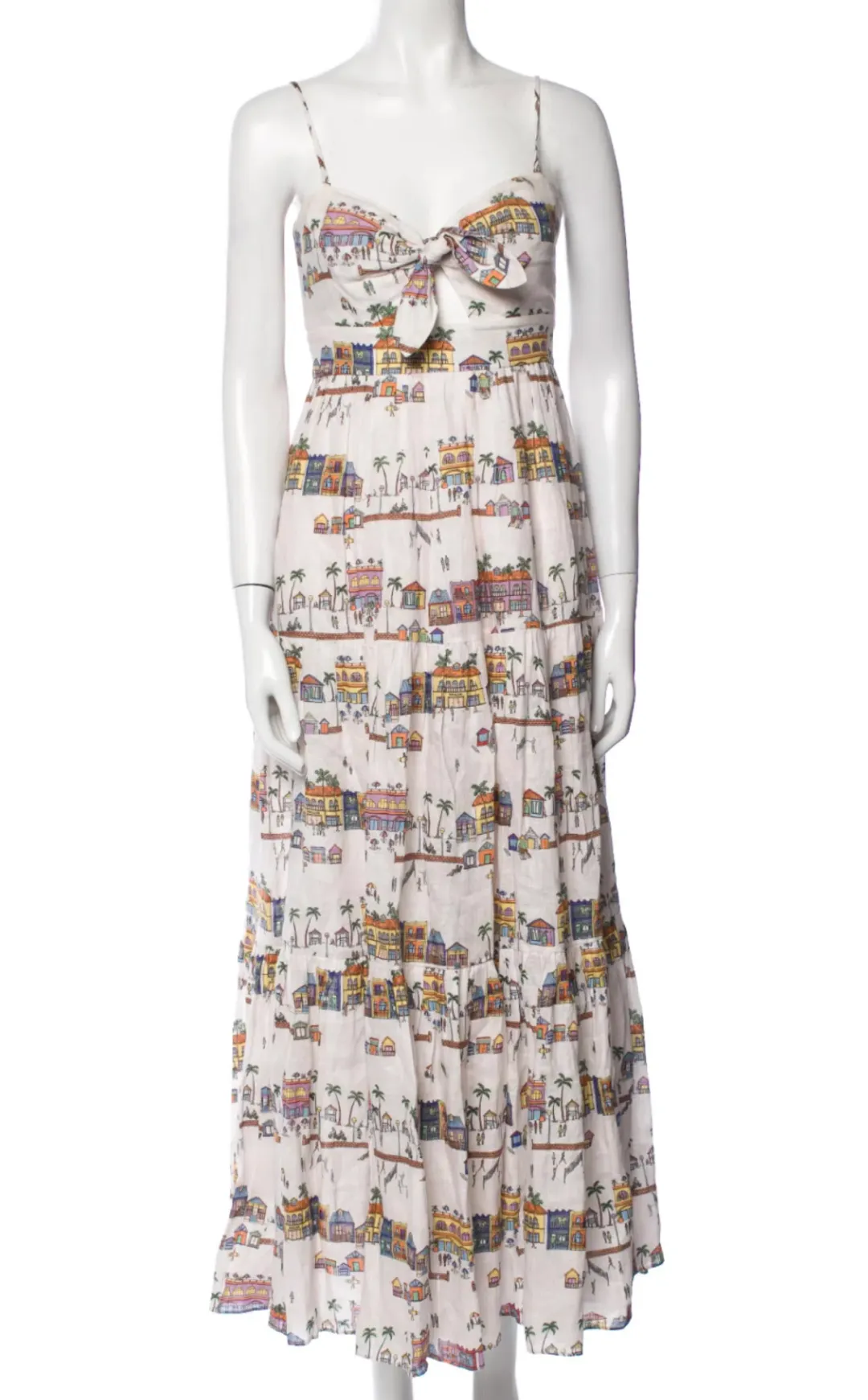 Zimmerman Mae Dress Maxi Print Size AU 8 for rent on The Volte - main image