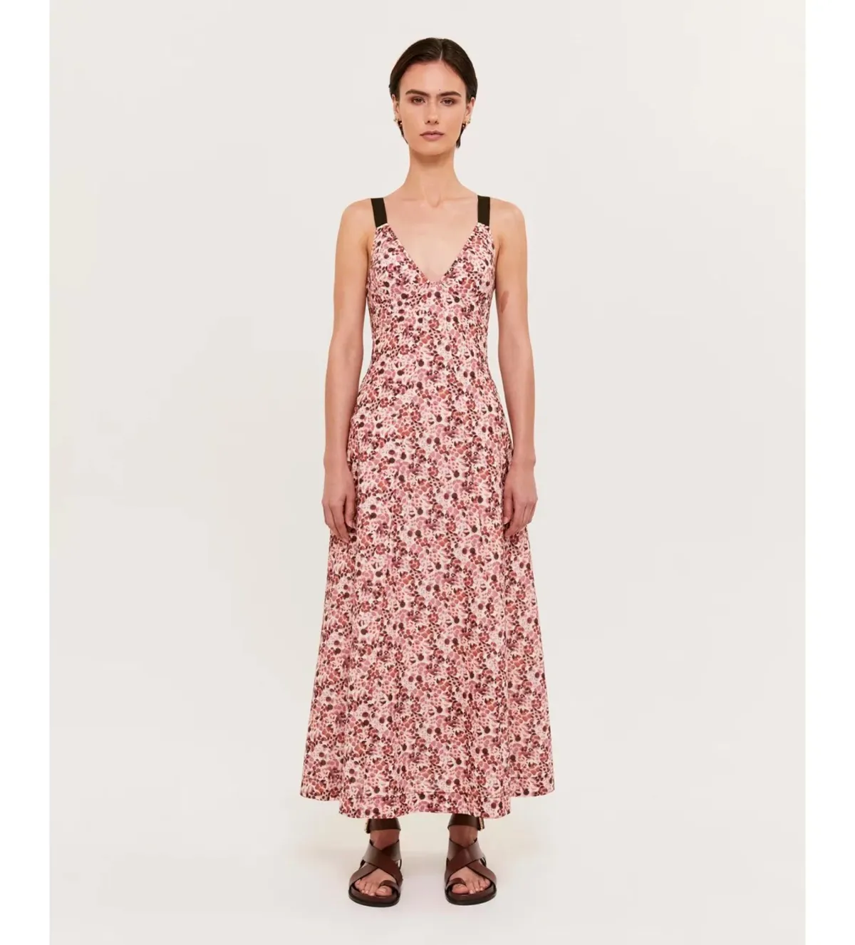 Saba Pebble Panel Midi Dress Multi Size AU 4 - Image 1