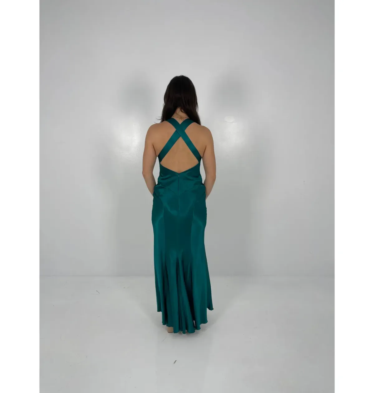 Ruth Tarvydas Aries Maxi Gown Jade Size 8 - Image 2