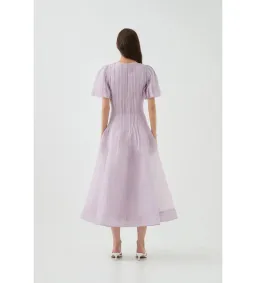 Aje Nova Pleated Midi Dress Size AU 12 for rent on The Volte - image 3