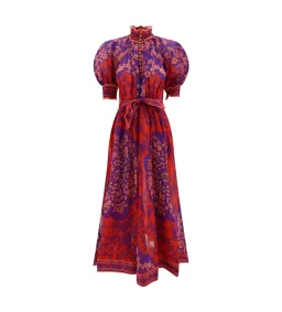 Zimmermann Raie Swing Maxi Dress Multi Floral Size 2/AU 12 for rent on The Volte - image 5
