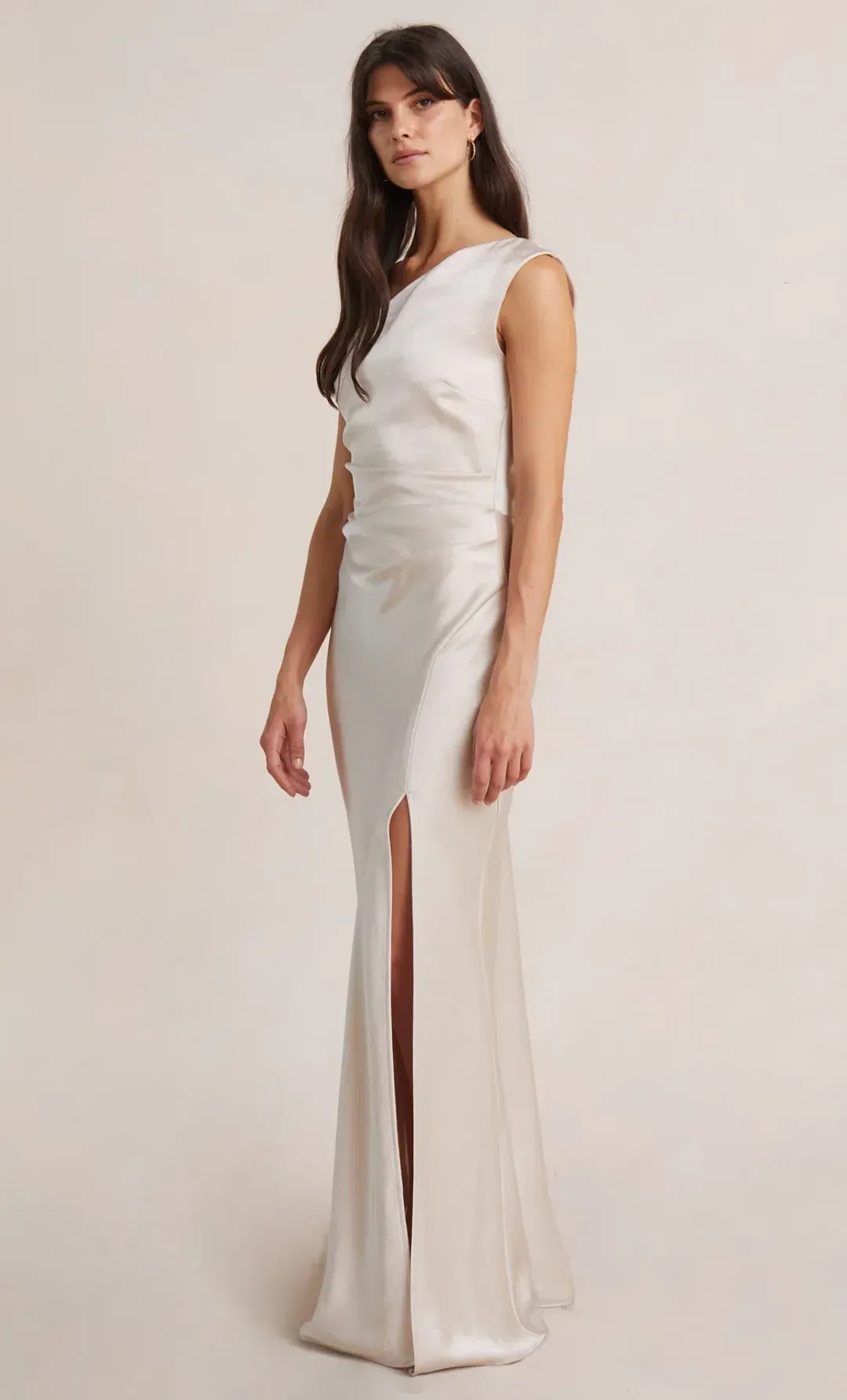 Bec & Bridge Dreamer Asym Dress Sand Size 8 for rent on The Volte - main image