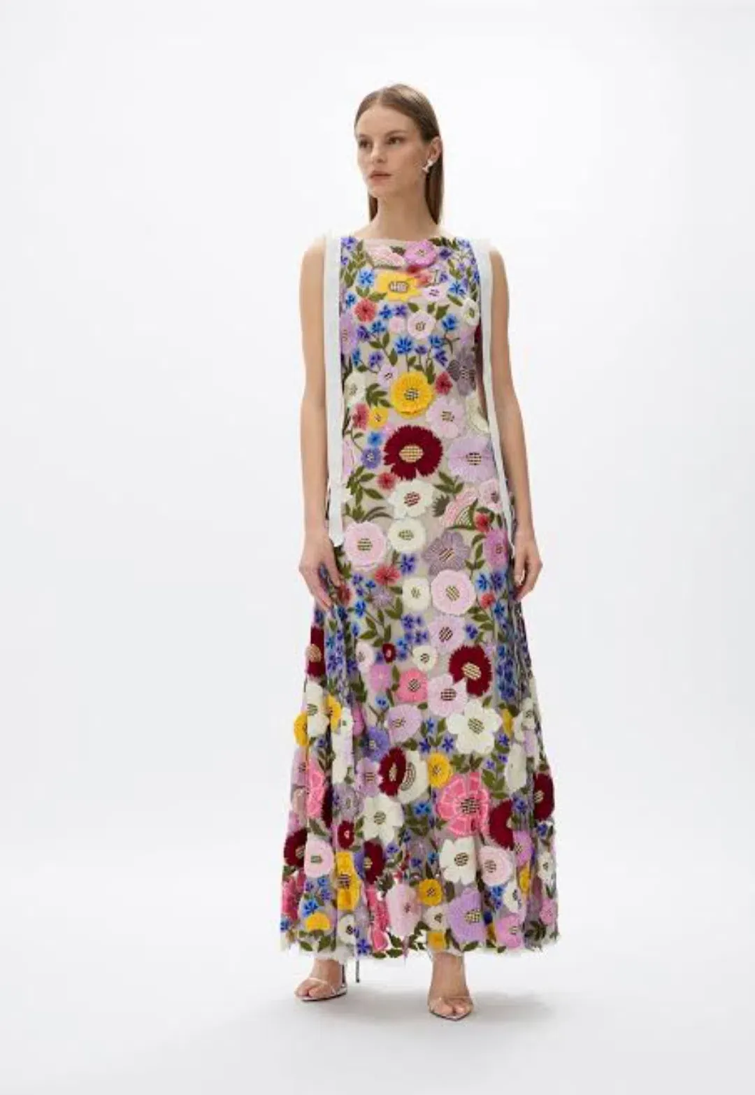 Rachel Gilbert Nya Gown in Multi Size 2 / AU 10 for rent on The Volte - main image
