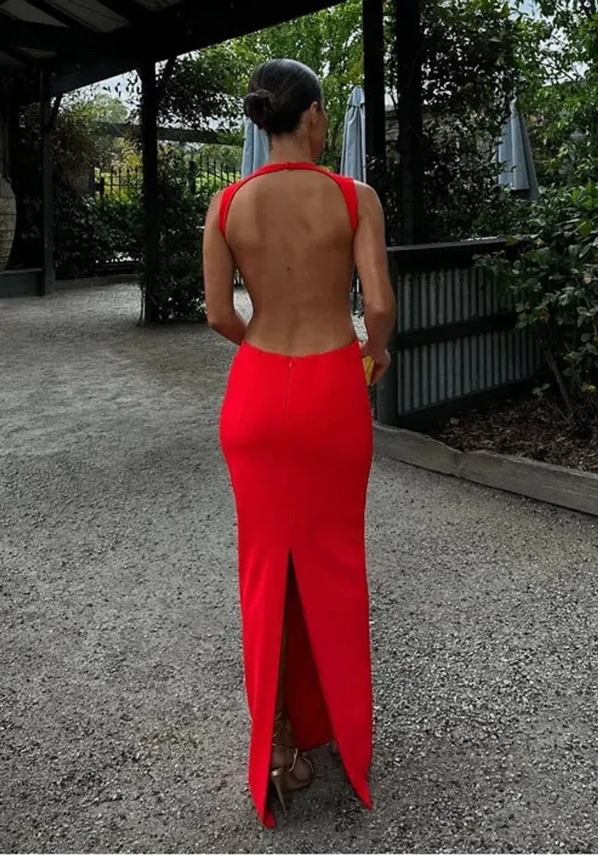 Effie Kats Valencia Gown in Orange Size S / AU 8 - Image 3