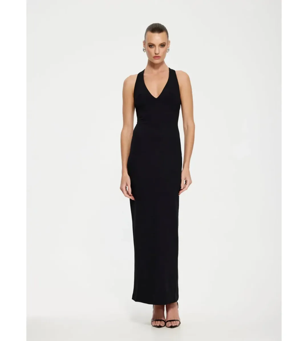 Effie Kats Black Eiza Gown in Black Size Medium/ AU 10 for rent on The Volte - main image