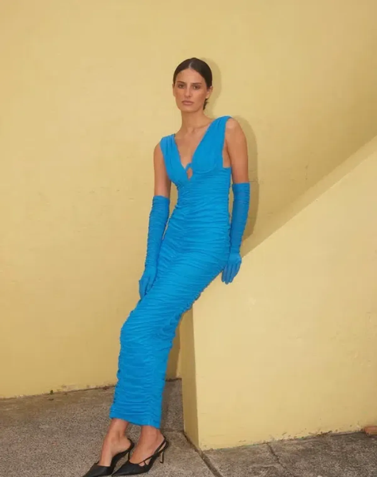 Eliya The Label Anna Dress Blue Size 10 - Image 2