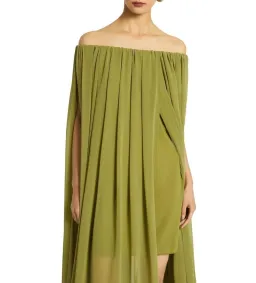 Sass & Bide Claret Dress in Olive Size 8 for rent on The Volte - image 5