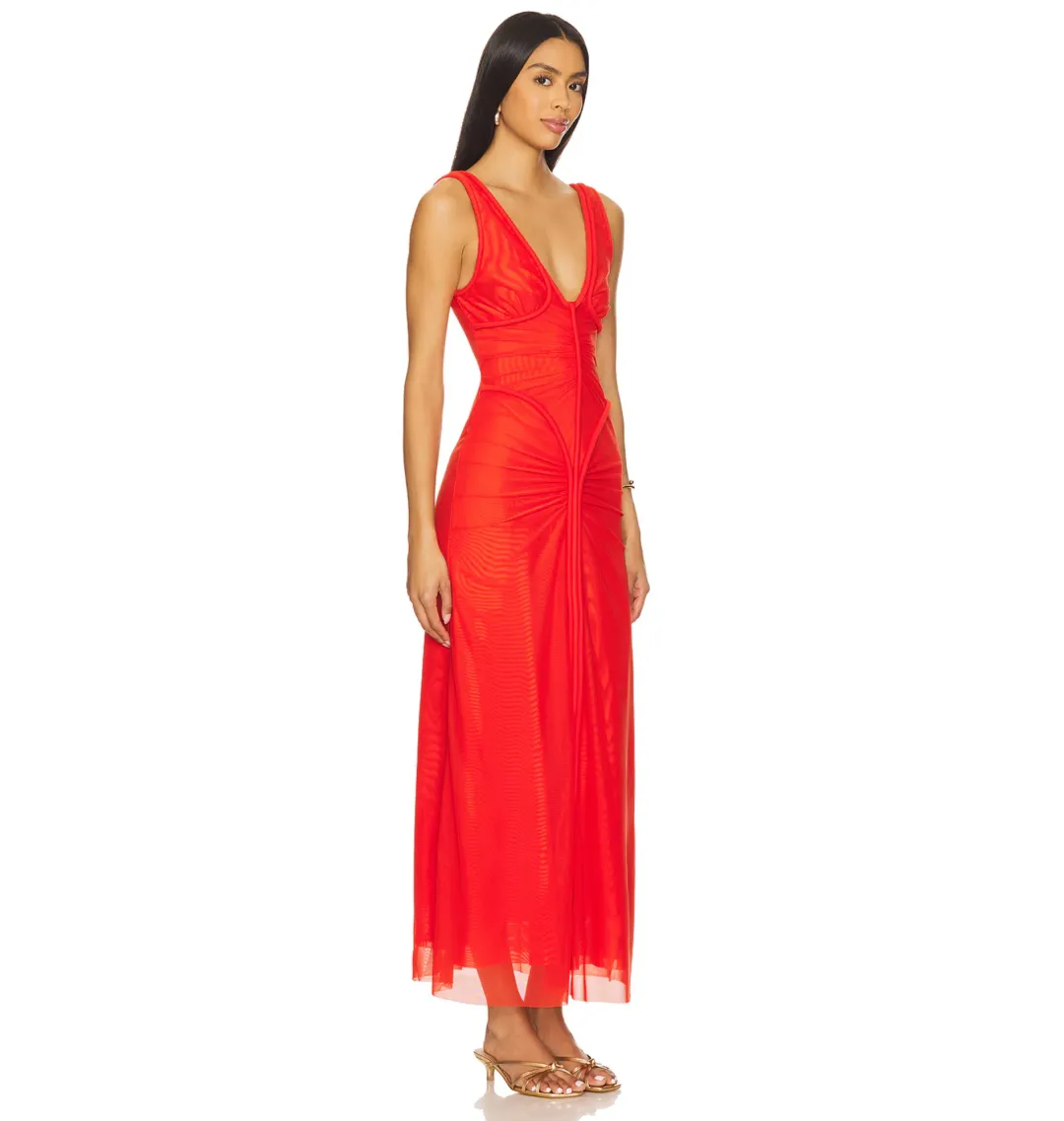 Significant Other Tillie Maxi Dress Red Size S / AU 8 for rent on The Volte - main image